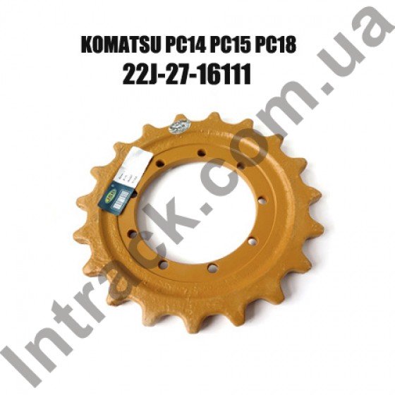 Зірочка приводу KOMATSU PC05-6 PC05-7 PC05-7F PC07-1 PC07-2 PC07-2F PC12R-8-8F PC12R PC14R-2-PC14R PC14R-2F 3F-3F PC14RHS PC15MR PC15MRX-1-он-8 PC15R PC15R-8  PC15R -8F PC15RHS PC16R-3F-2F-2 PC16R PC16RHS PC16RHS PC18MR-2-2 PC18MR-3-3F PC18MR