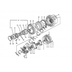 Запчастини бортового редуктора LIEBHERR R904 R912 R914 R924 Запчастини бортового редуктора LIEBHERR R904 R912 R914 R924