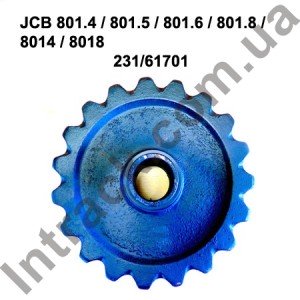 Направляюче колесо (лінивець) JCB SERII 801.4 / 801.5 / 801.6 / 801.8 / 8014 / 8018 