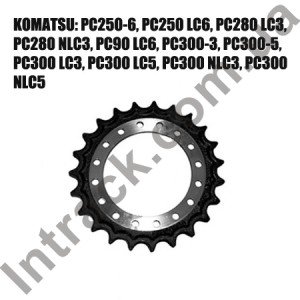 Зірочка приводу KOMATSU PC250 / PC250LC / PC280 / PC290 / PC300